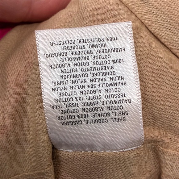 Anthropologie Moulinette Soeurs Rhododendron Pink Eyelet Dress Sz 10 - Picture 4 of 12